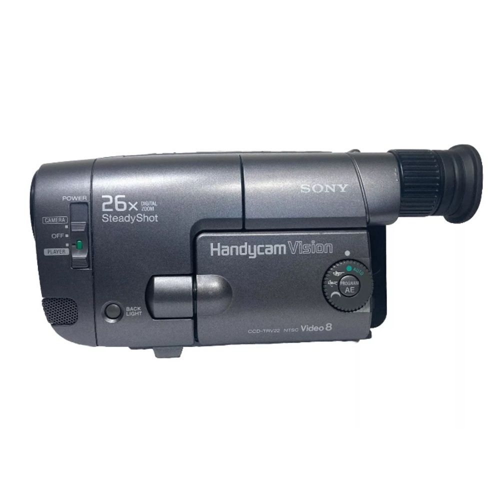 Sony Handycam Vision CCD-TRV22 Video8 8mm Camcorder 26X Digital Zoom Steady Shot